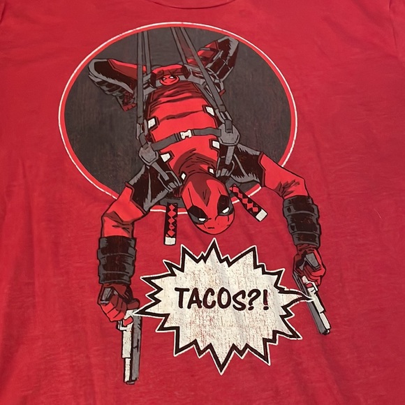 Marvel Deadpool “Tacos?!” Shirt - XL - Picture 2 of 6